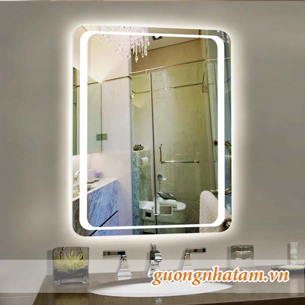 Gương nhà tắm có đèn LED đẹp